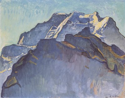 Massif de la Jungfrau et Schwarzmönch - Ferdinand Hodler